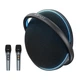 Акустика-караоке ACEFAST K5 Max portable wireless speaker ipx4 |BT5.4, USB/AUX/TF, TWS, 220/350W, EQ, 9h| Black - зображення 1