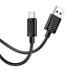 Кабель HOCO Type-C Gratified charging data cable X88 |2m, 3A| Black - зображення 2