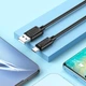 Кабель HOCO Type-C Gratified charging data cable X88 |2m, 3A| Black - зображення 4