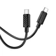 Кабель HOCO C to C Gratified charging data cable X88 |2m, 60W/3A| Black - зображення 3
