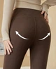 Леггинсы женские со штрипками biflex 20475 XL шоколадные - изображение 7