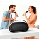 Акустика-караоке HOCO Melody portable BT speaker HT2 |BT5.4/USB/TF/AUX, TWS, DSP, 300W, 8h| Black - зображення 8