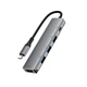 HUB адаптер ACEFAST USB-C 5-in-1 HUB docking station J16 |0.15m, 4K, PD90W, 5Gbps| Grey - зображення 4