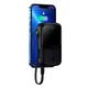 Повербанк BASEUS Qpow Pro Digital Display Fast Charge Power Bank (With Lightning Cable) 10000mAh, USB/Type-C/Lightning, 20W/5A, PD/QC, black - зображення 7