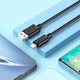 Кабель HOCO Lightning Gratified charging data cable X88 |2m, 2.4A| black - зображення 3