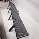 Панель солнечная портативная складная 100W с USB и DC выходом, туристическая solar panel для павербанка и гаджетов, переносной модуль 4 секции 25W с подставками и чехлом для дома и путешествий, SPSPE-100 - изображение 6