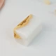 Деревянная коробочка шкатулка для свадебных обручальных колец из эпоксидной смолы на свадьбу Unity 80х40х40 мм White для двух колец - изображение 10