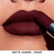 Матовая помада для губ «Matte Legend» от Avon, оттенок: «Crave / Винный поцелуй», 3,6 г Matte Legend Lipstick для губ - изображение 2