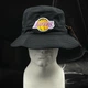 Черная панама Mitchell & Ness Los Angeles Lakers Black Bucket BUCKFH21HW016-LALBLCK - изображение 1