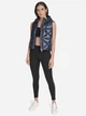Теплый жилет короткий женский Calvin Klein 242608679 L Синий (1159858568) - изображение 5