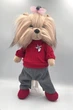 Костюм червоно-сірий для м'якої іграшки Orange Lucky Doggy - зображення 3