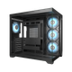 Корпус PcCOOLER CPS C3 T700 ARGB BK чорний ATX/Micro ATX/Mini-ITX без БЖ (LxWxH)420x285x400мм (C3 T700 ARGB BK) - зображення 5