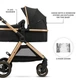 Коляска Kinderkraft 3 в 1 Esme Pro Pure Black (KSESME00BLK300N) (5902533929351) Kinderkraft 5902533929351 1039287 - зображення 3