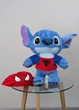 Мягкая игрушка Стич в костюме Человека паука 50 см плюшевый Stitch синий (9166) - изображение 3