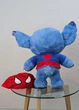 Мягкая игрушка Стич в костюме Человека паука 50 см плюшевый Stitch синий (9166) - изображение 4