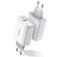 Мережевий зарядний пристрій UGREEN CD170 38W USB-C + USB-A PD QC EU White (UGR-60468) - зображення 2