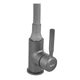 Смеситель для кухни Zerix Atrium-011-T Graphite Refl.Gray (латунь/цвет графит+силиконовый серый излив) (ZX6107) - изображение 5