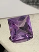 Натуральный аметист 4.5 ct 10.2 мм огранка квадрат фиолетовый - изображение 1