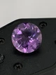 Натуральный аметист 5.2 ct 12.0 мм огранка круг фиолетовый - изображение 2