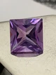 Натуральный аметист 4.5 ct 10.2 мм огранка квадрат фиолетовый - изображение 3