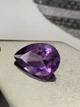Натуральный аметист 4.6 ct 10.0 x 14.8 мм огранка груша фиолетовый - изображение 1