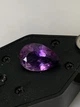 Натуральный аметист 4.6 ct 10.0 x 14.8 мм огранка груша фиолетовый - изображение 2