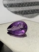 Натуральный аметист 4.6 ct 10.0 x 14.8 мм огранка груша фиолетовый - изображение 5
