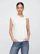 Футболка хлопковая женская GAP 700962911 M Белая (1159858252) - изображение 1
