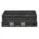 KVM-перемикач Biaze KVM08 HDMI 2.0, 2 порти, підтримка 4K 60 Гц, HDCP 2.2, USB керування, гаряче перемикання - зображення 4
