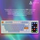 Клавіатура Ajazz AKP815 Huano Red Switch White (AKP815-R-WBO) ( білий, синій ) 17941 - зображення 15