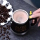Кружка-мешалка магнитная Auto Magnetic Mug RESTEQ 400 мл. Чашка с автоматическим размешиванием. Металлическая чашка черного цвета - изображение 2