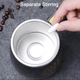 Кружка-мешалка магнитная Auto Magnetic Mug RESTEQ 400 мл. Чашка с автоматическим размешиванием. Металлическая чашка черного цвета - изображение 4