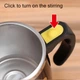 Кружка-мешалка магнитная Auto Magnetic Mug RESTEQ 400 мл. Чашка с автоматическим размешиванием. Металлическая чашка черного цвета - изображение 7