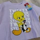 Футболка девочке Disney Looney Tunes оверсайз, укороченная, размер 122-128 - изображение 5