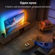 Лед подсветка для телевизора динамическая адаптивная умная LED подсветка с эффектом Ambilight для монитора ТВ светодиодная лента RGB 5 м набор адаптивной подсветки TV для 50"-85" диагонали с сенсором LotusLampX умное освещение с пультом с приложением - изображение 10
