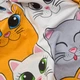 Простирадло на резинці Moon&Star Kitty Dreams Бязь Gold Люкс 120х190х25 см (MS-850002507) - изображение 3