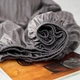 Простирадло на резинці Moon&Star Stripe Black Satin Stripe 120х190х25 см (MS-850005387) - изображение 4