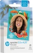 Фотобумага HP Sprocket Zink 3.5"x4.25" Глянцевая Самоклеющаяся 20 л (HPIZ3X420) - изображение 1