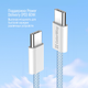 Кабель USB PD Type-C/Type-C ColorWay CW-CBPDCC061-BL 3,0A 60W 1м синій - изображение 8
