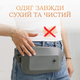 Силиконовая сумка для лакомств и пакетиков для собак Пушистое Счастье для дрессировки и прогулок серая - изображение 6