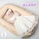 Комплект(5од.,мол.) "Glory". сукня з аксесуарами, (сатин,фатин,інтерлок,кулір), Зріст 74 см - зображення 5