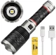 Ручний фонарь Bailong BL CB G685 акумуляторний LED USB компактний портативний фонарик для дому гаража - зображення 2