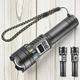 Ручний ліхтар Coba CB-A282 акумуляторний 1700 лм LED COB зум PowerBank Type-C 18650 потужний водостійкий протиударний для туризму риболовлі - зображення 6
