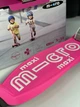 Самокат дитячий Micro Maxi Deluxe LED складна ручка Рожевий (mk254) - зображення 7