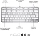 Клавіатура бездротова Logitech MX Keys Mini For Mac Minimalist Wireless Illuminated Pale Grey (920-010526) ( - изображение 14