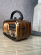 Портативний радіоприймач Golon з Bluetooth, FM AM SW, USB, microSD, акумуляторний, від мережі 220 В для дому та дачі - зображення 4