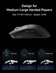 Игровая беспроводная мышка EWEADN S9 Pro /Три режима подключения / Сенсор PAW3395 / 26000 DPI / Black - изображение 4