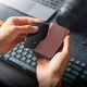 Пошуковий трекер HOCO E102 Nida Dual card type anti-lost device IOS, Android Black - зображення 8