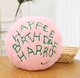 Декоративна плюшева подушка Harry Potter Гаррі Поттер - торт від Хеґріда Happee Birthdae Harry - рожева 40 см - зображення 1