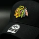 Чорна кепка 47 Brand NHL Chicago Blackhawks MVP Snapback H-MVP04WBV-BKA - зображення 5